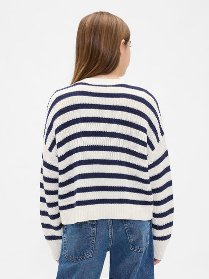Beyaz Oversize Hırka