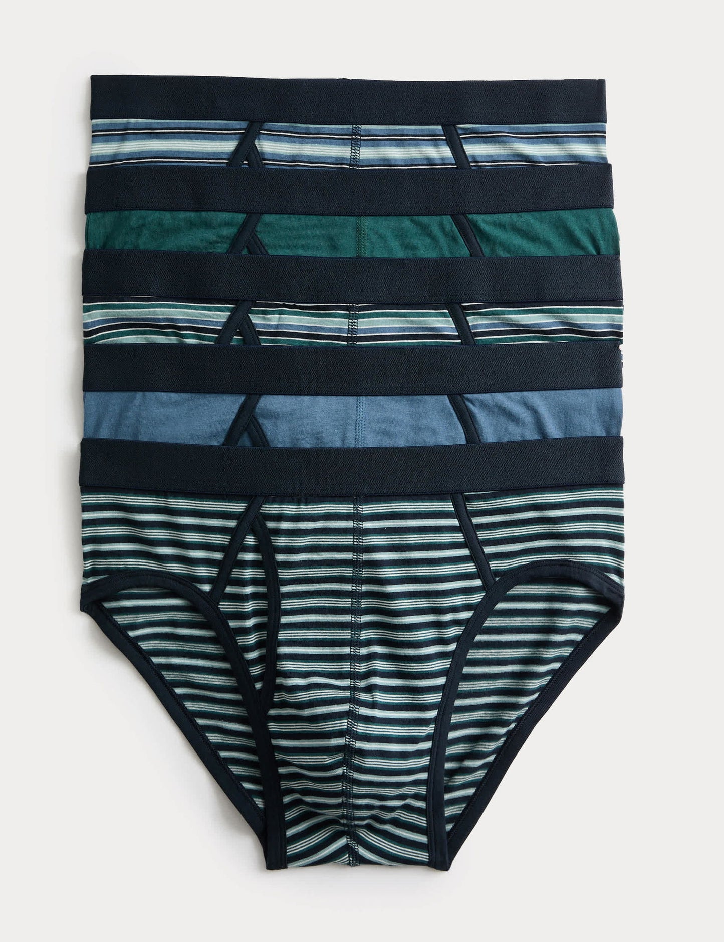 5'li Çizgili Brief