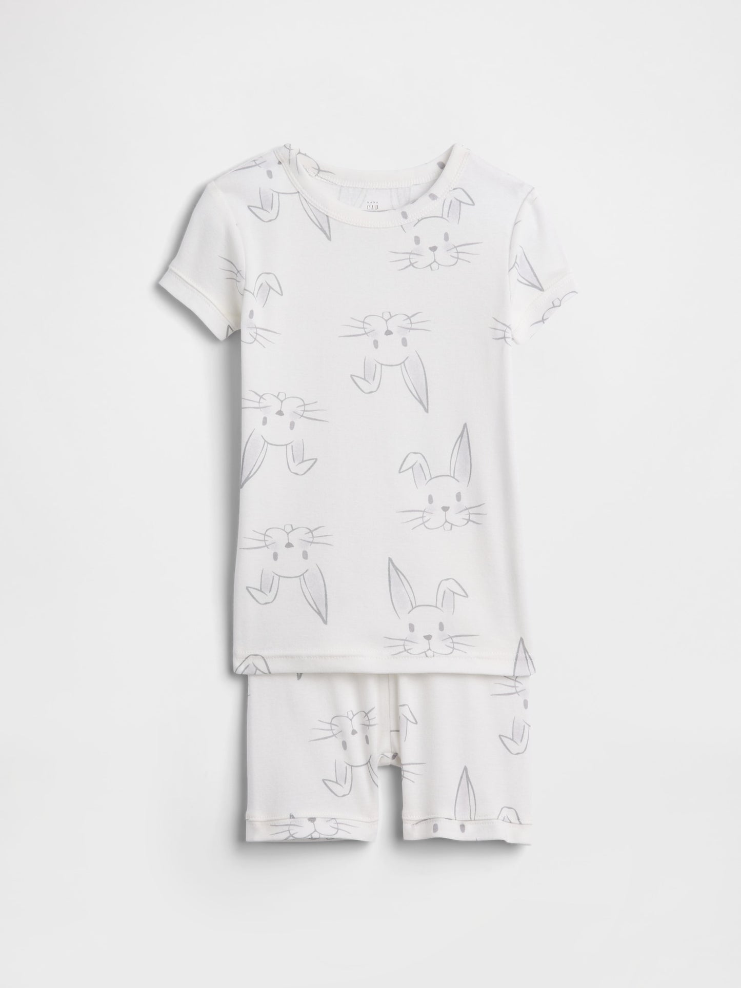 Beyaz %100 Organik Pamuk Pijama Takımı
