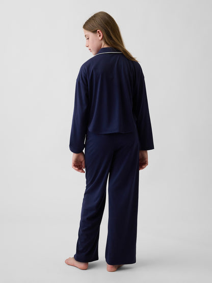 Lacivert Recycled Pijama Takımı