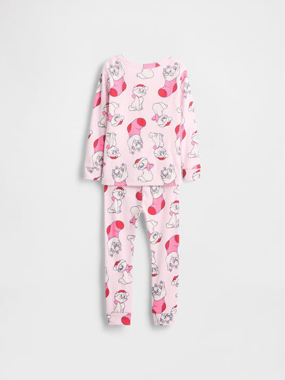 Pembe Gap × Disney Organik Brushed Pamuk Pijama Takımı