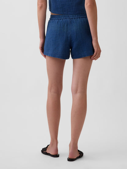 Mavi 4 Pamuk Gauze Denim Easy Şort