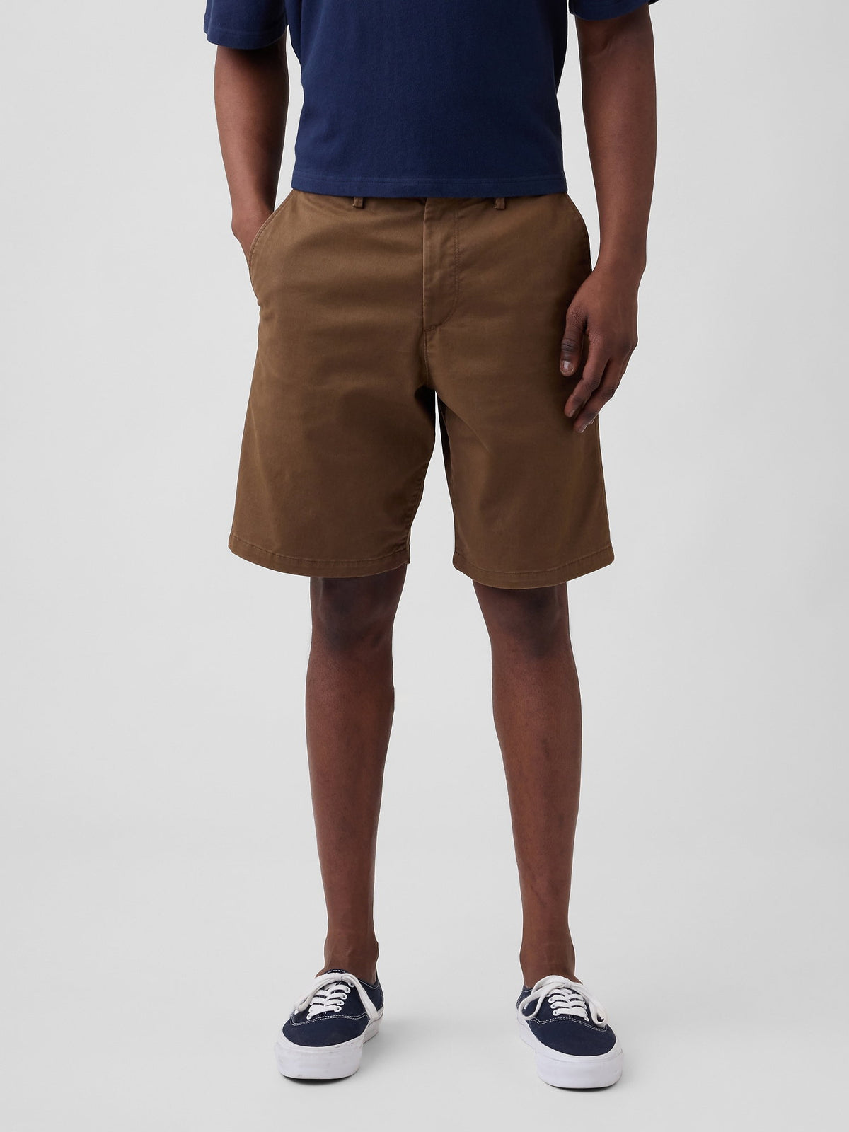 Kahverengi Essential Khaki Şort