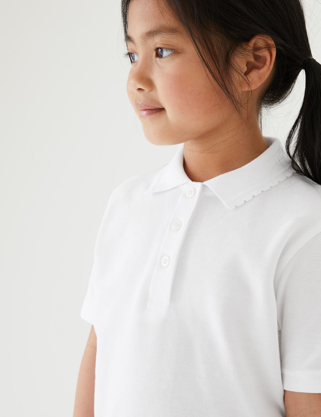 Saf Pamuklu 2'li Polo Yaka T-shirt (2-16 Yaş)