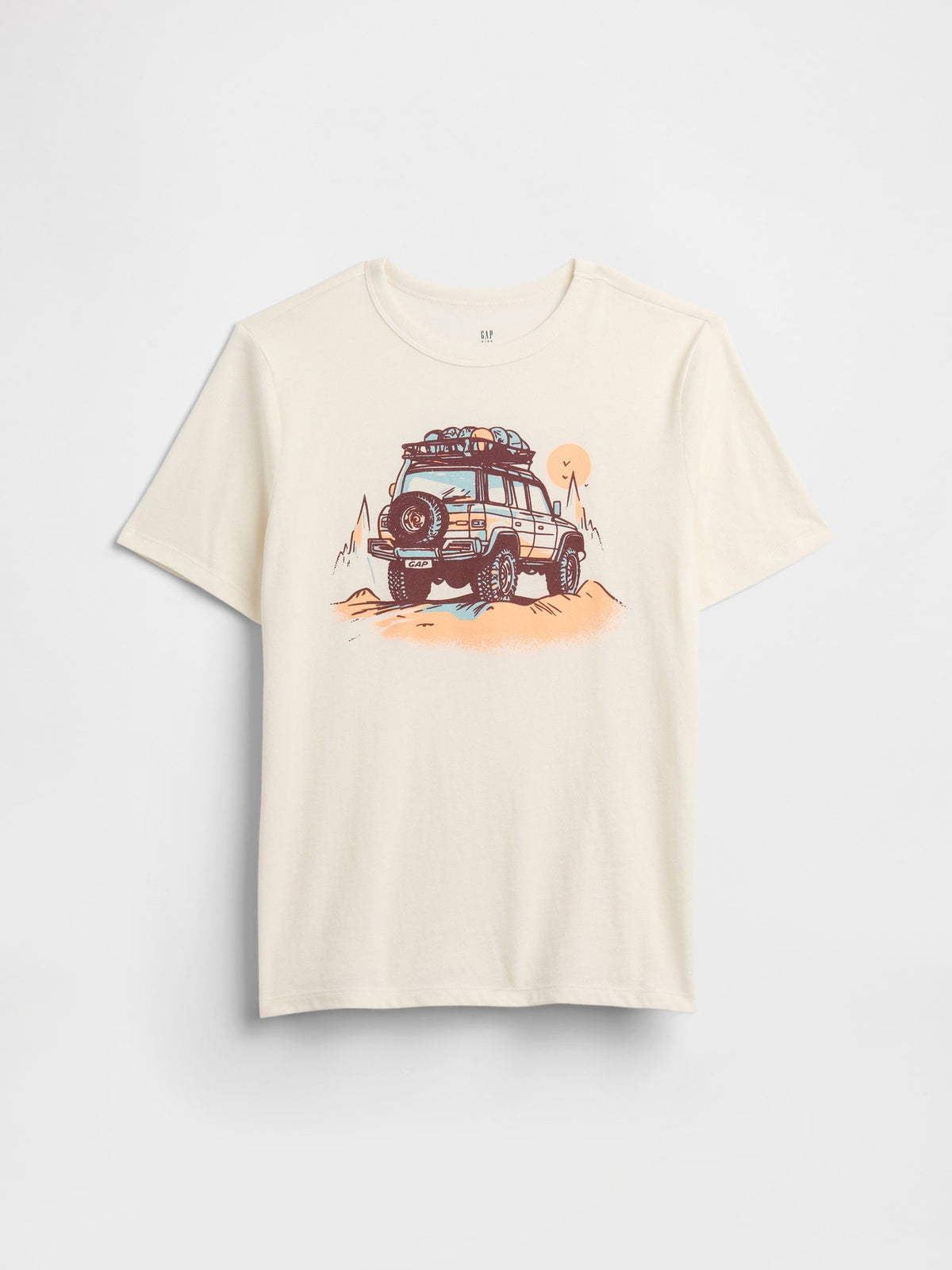 Beyaz Grafik Baskılı T-shirt
