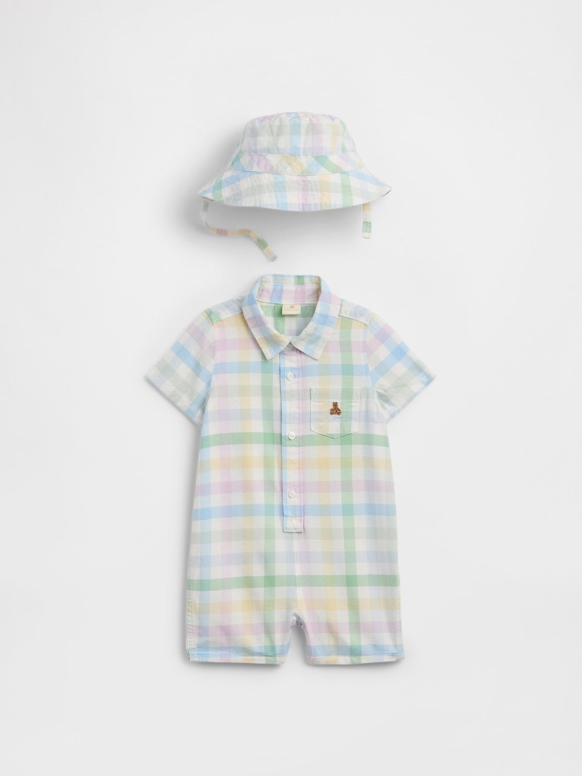 Beyaz Two-piece Brannan Bear Outfit Set