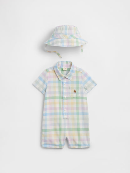 Beyaz Two-piece Brannan Bear Outfit Set