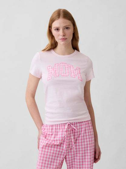Açık Pembe Favorite Grafik T-shirt