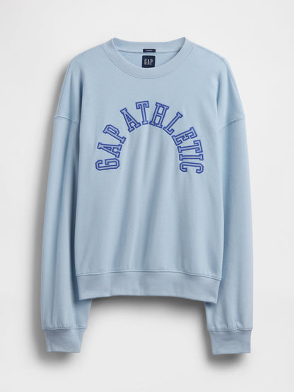 Açık Mavi Vintagesoft Terry Oversized Gap Athletic Sweatshirt