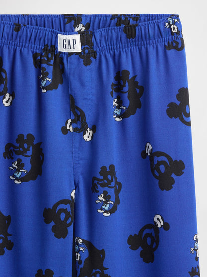 Koyu Mavi Gap × Disney Flannel Halloween Pijama Takımı