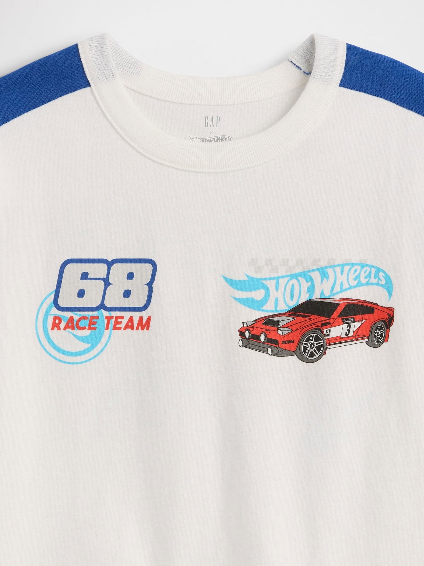 Beyaz Hot Wheels Grafik Logo T-shirt