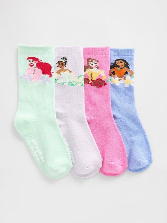 Çok Renkli Gap × Disney Crew Çorap (4’lü)