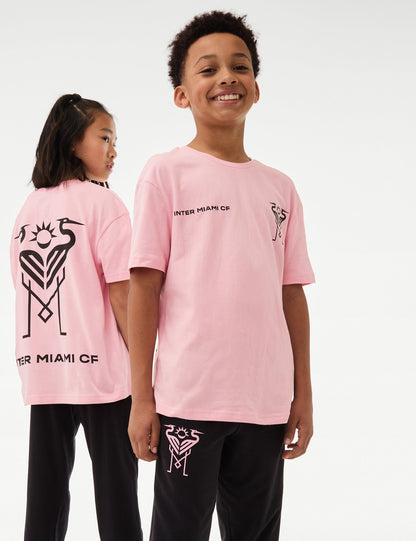 Inter Miami™ Futbol Temalı Pijama Takımı (6-16 Yaş)