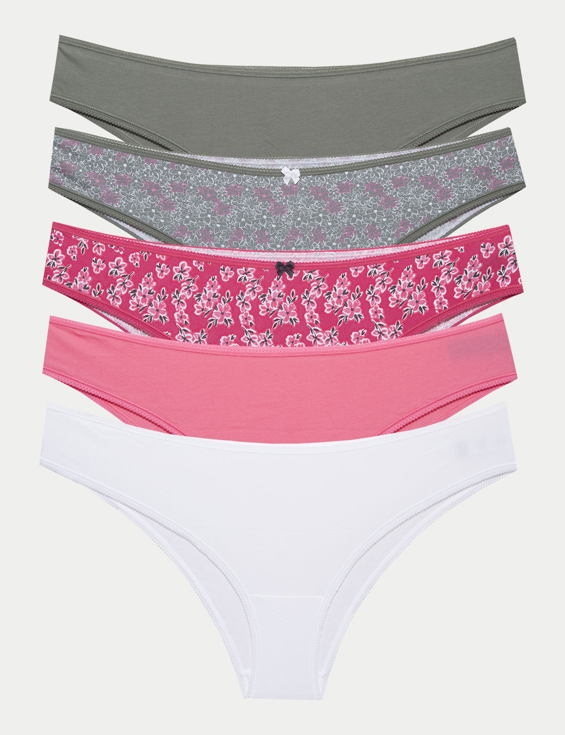 5'li Cotton Lycra:registered: Brazilian Külot Seti