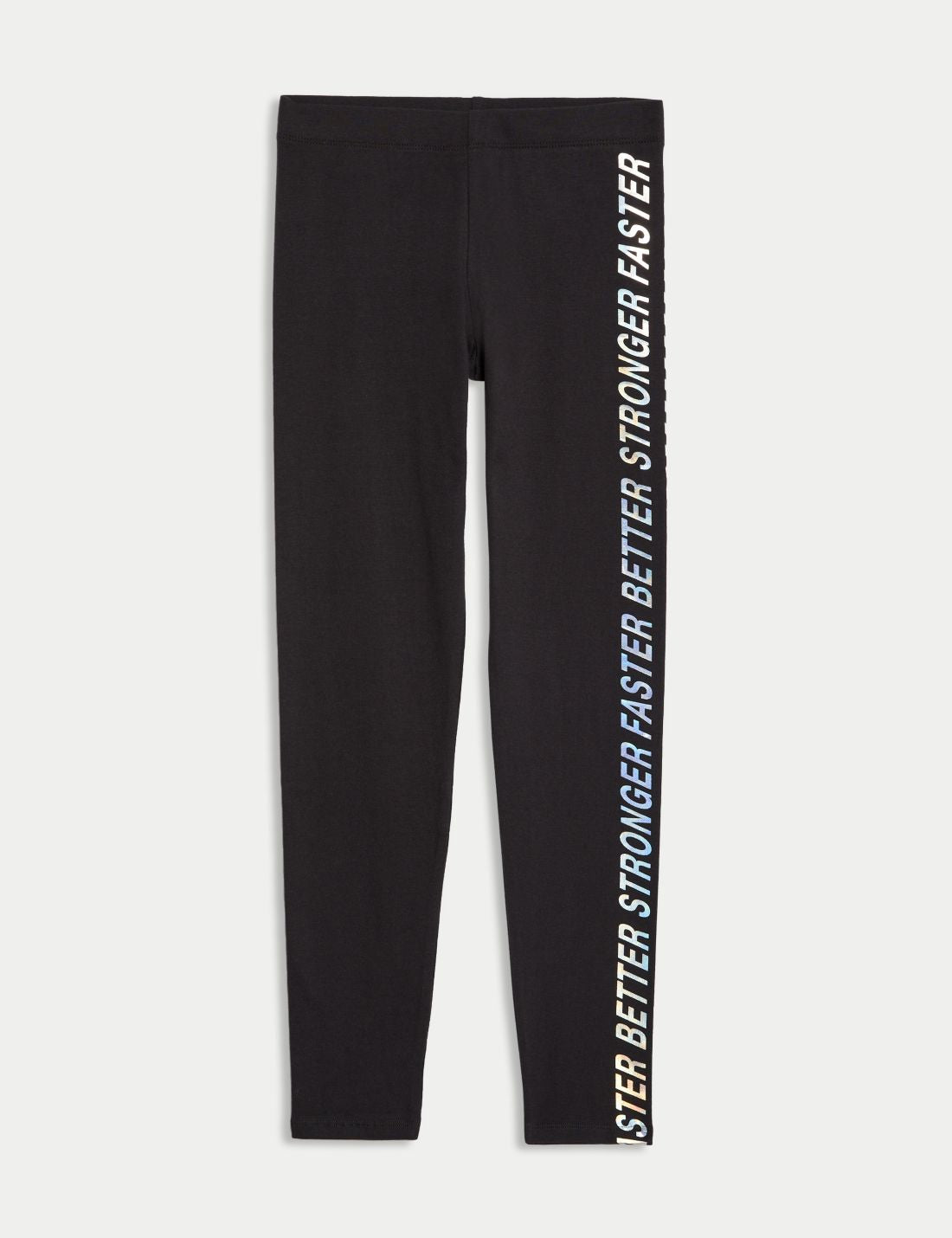 Slogan Desenli Legging Tayt (6-16 Yaş)