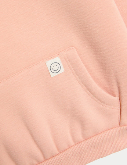 Pamuk Karışımlı Polar Astarlı Sweatshirt (0-3 Yaş)