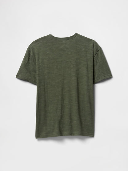 Haki Henley T-shirt