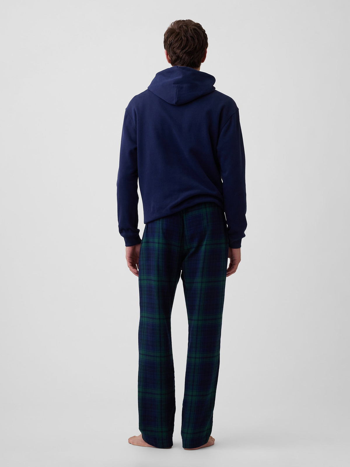 Yeşil Relaxed Flannel Pijama Altı