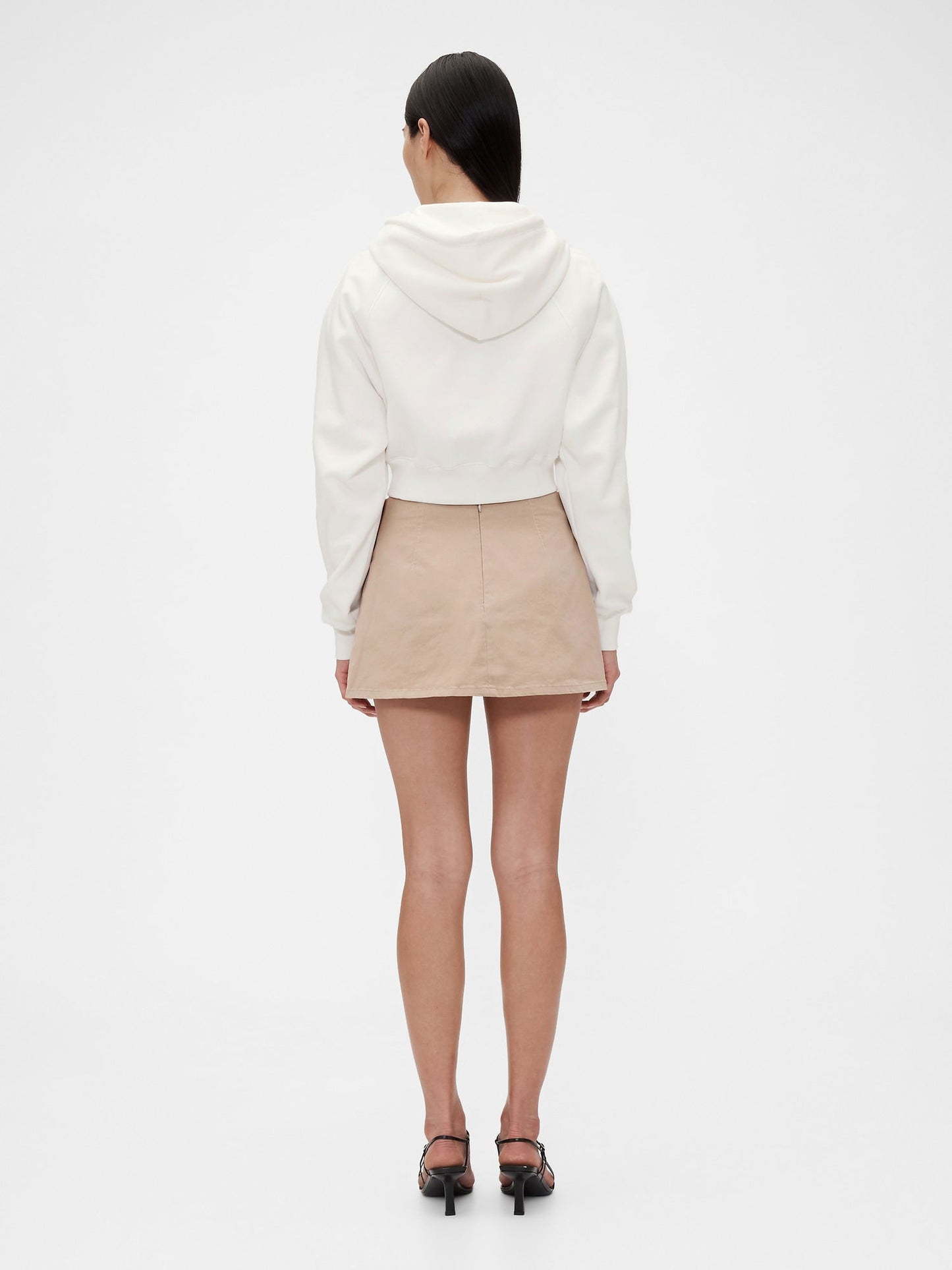 Bej Gapstudio Twill Sailor Şort Etek