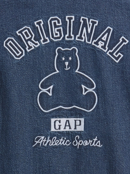 Mavi Denim Gap Logo Şort Tulum