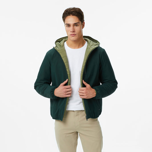 Nautica Erkek Yeşil Regular Fit Çift Taraflı Mont