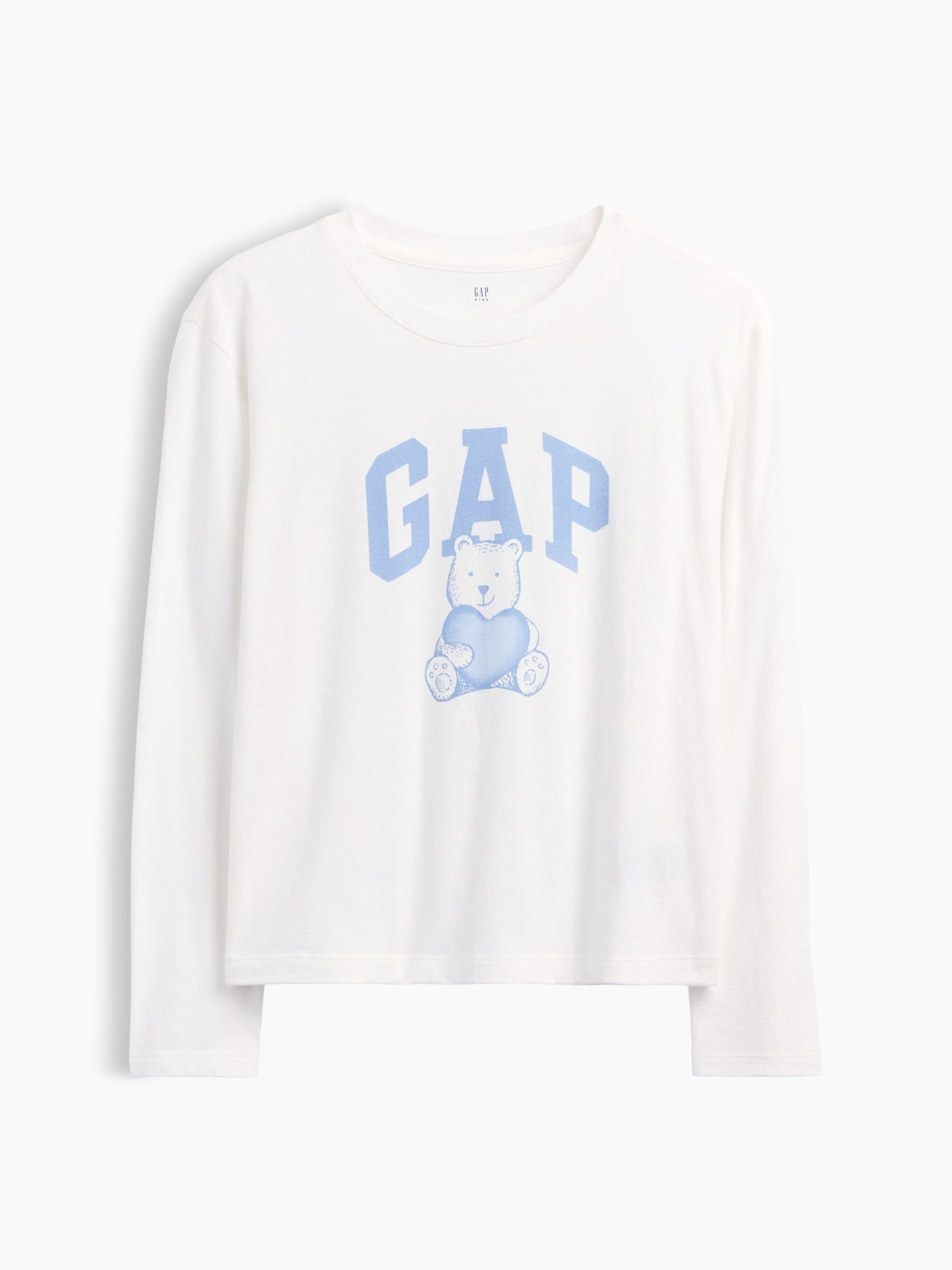 Beyaz Logo Grafik Baskılı T-shirt