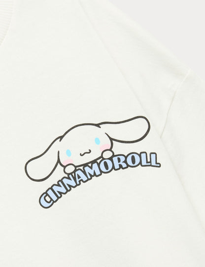 Saf Pamuk Cinnamoroll Pijama Takımı (0–16 Yaş)