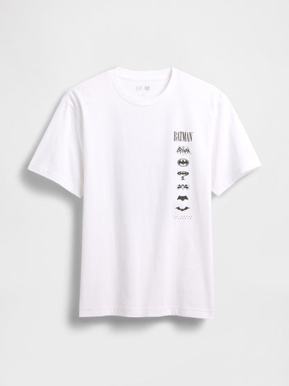 Beyaz Dc™ Batman Everyday Soft Relaxed Grafik Baskılı T-shirt