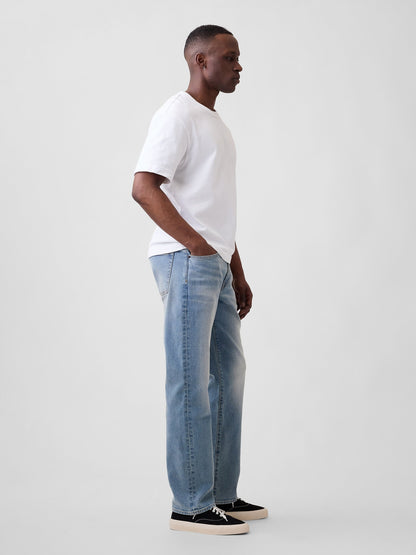 Açık Mavi Gapflex Düz Jean Pantolon