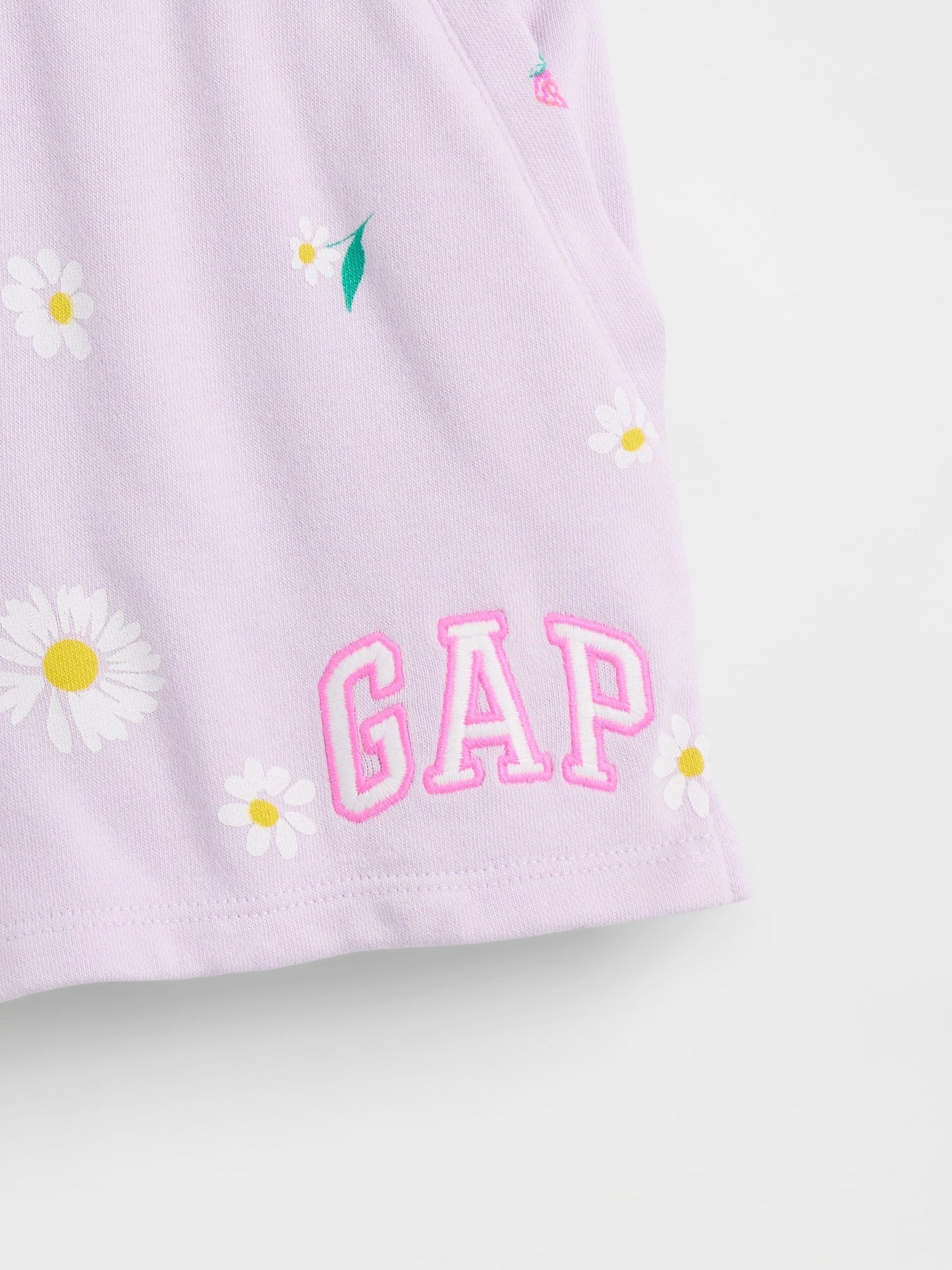 Lila Gap Logo Fransız Havlu Kumaş Pull-on Şort