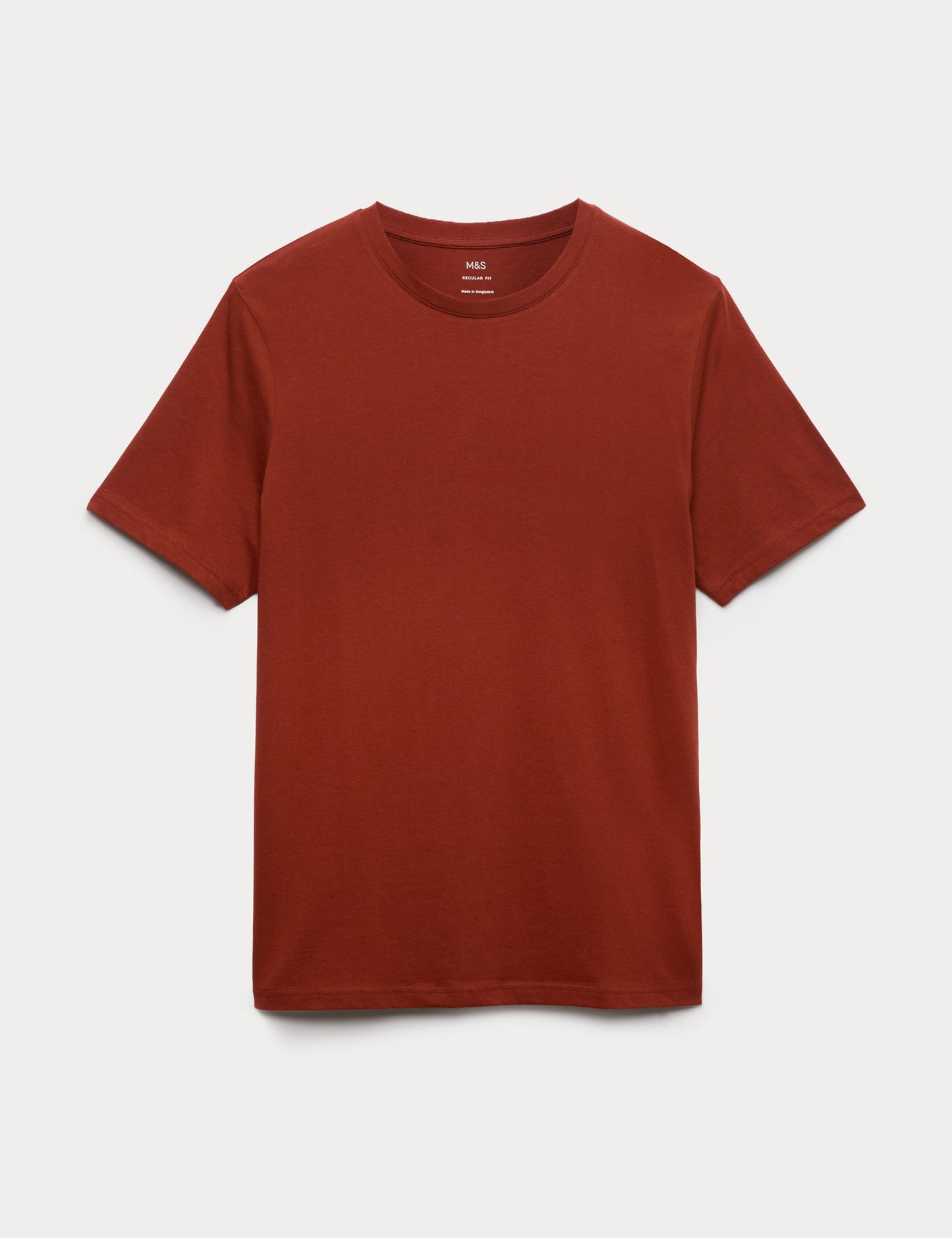 Saf Pamuklu Kısa Kollu T-shirt