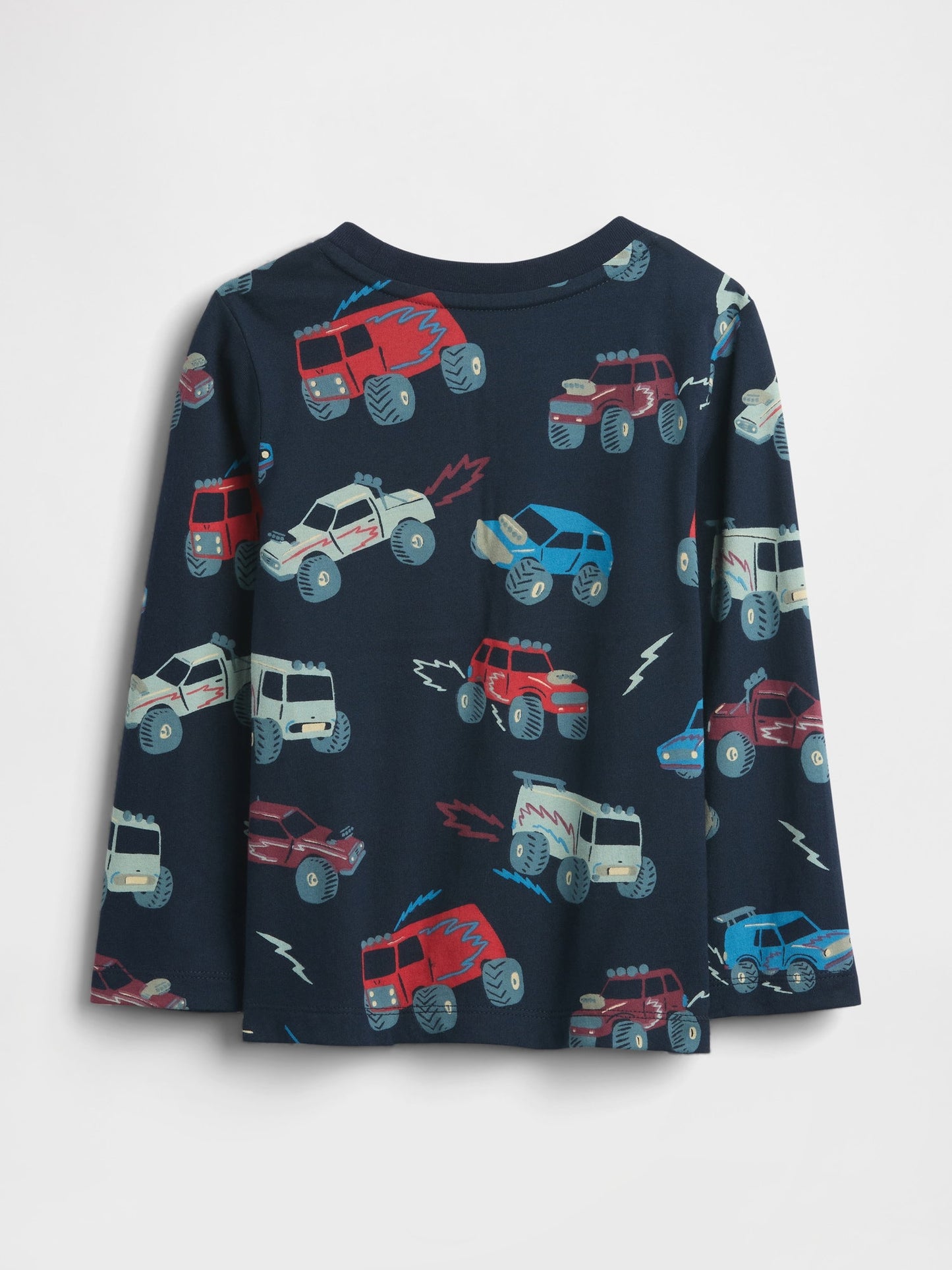 Lacivert Mix & Match Baskı Detaylı T-shirt