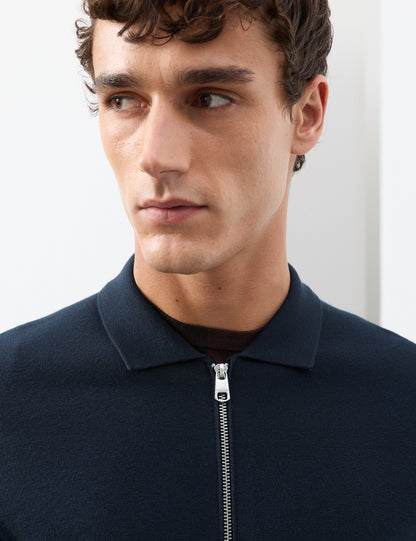 Relaxed Fit Fermuarlı Ceket