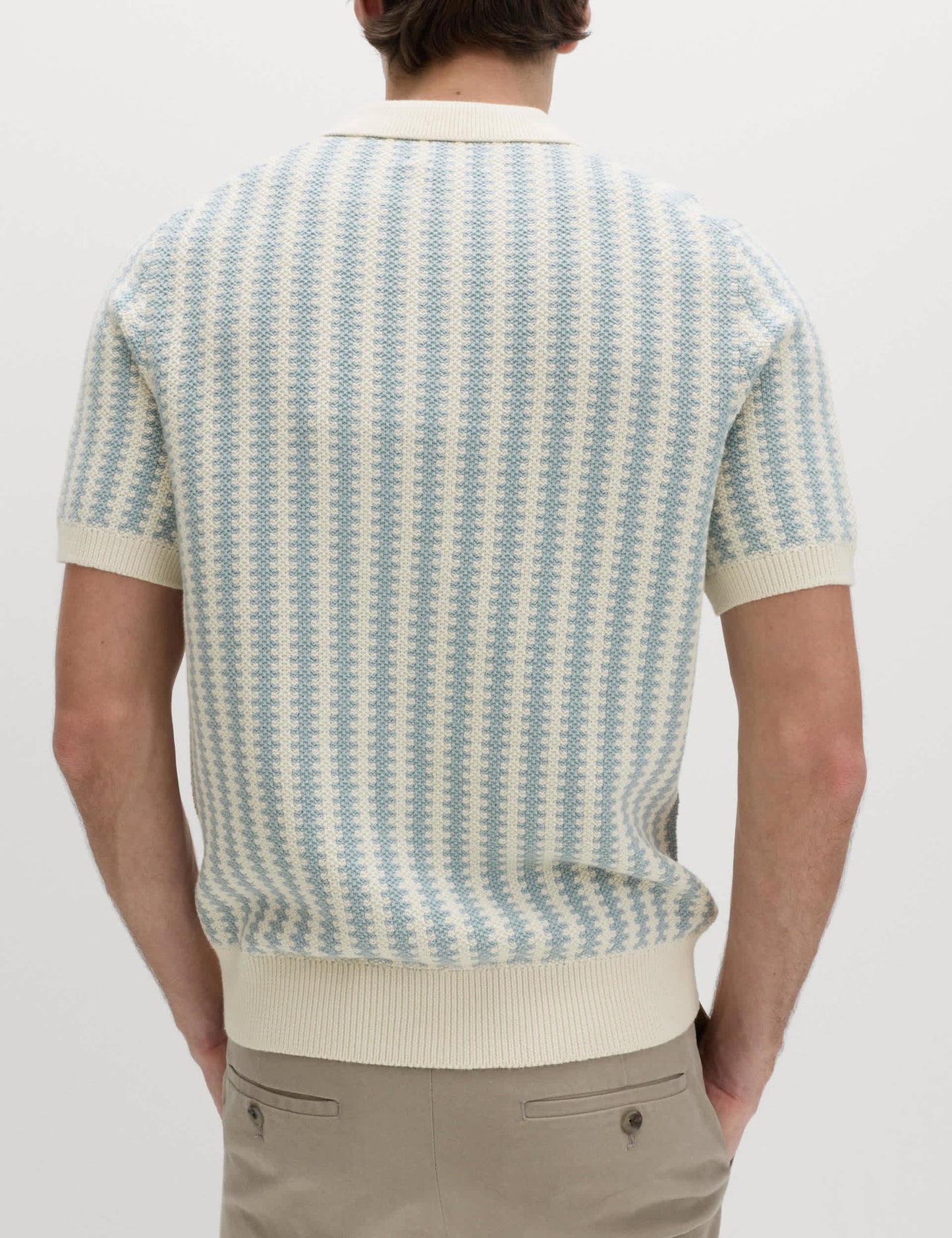 Saf Pamuklu Polo Yaka T-shirt