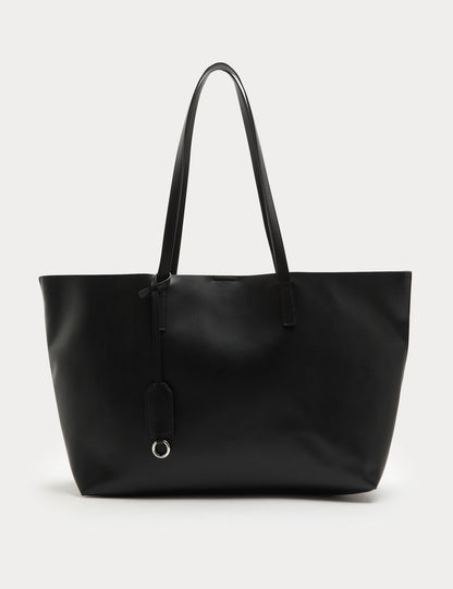 Suni Deri Shopper Çanta
