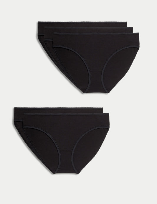 5'li Saf Pamuklu Bikini Külot Seti