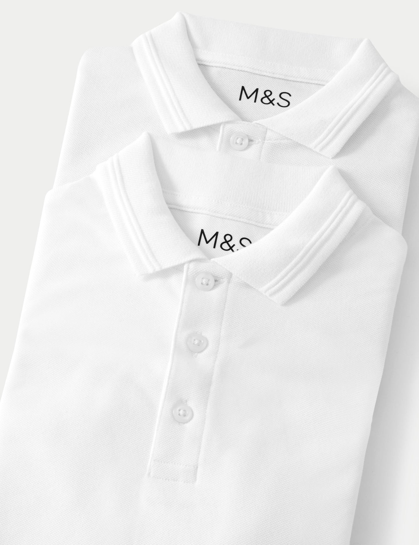 Saf Pamuklu 2'li Polo Yaka T-shirt (2-16 Yaş)