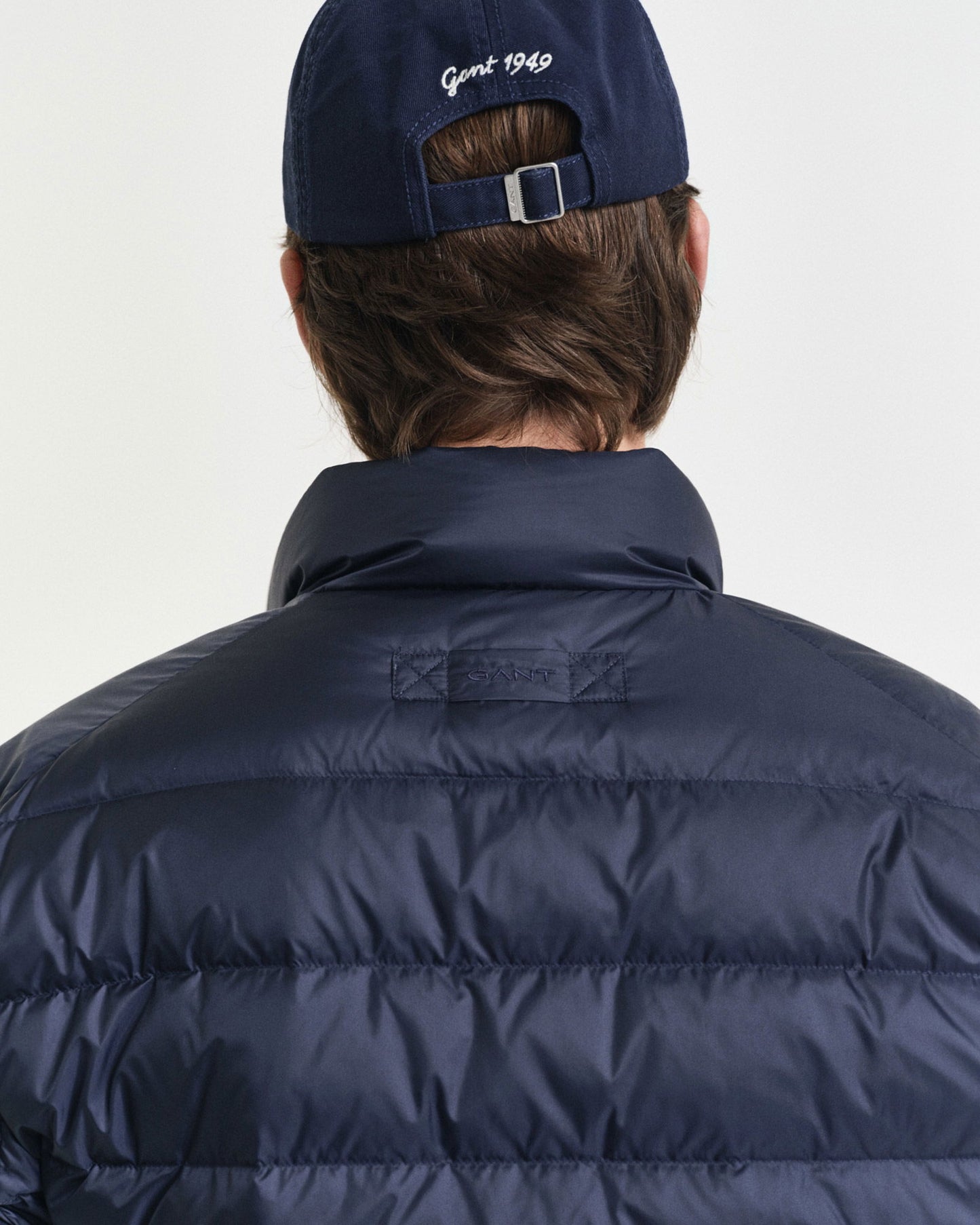 Gant Erkek Lacivert Regular Fit Dik Yaka Kaz Tüyü Mont