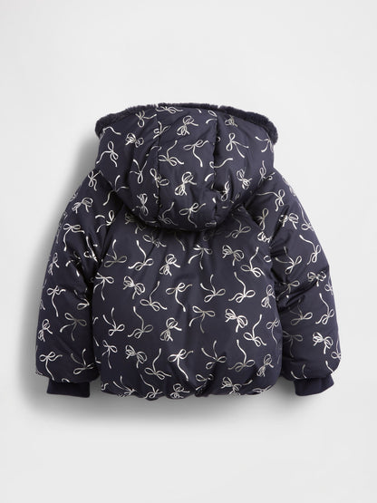 Lacivert Cozy Puffer Şişme Mont