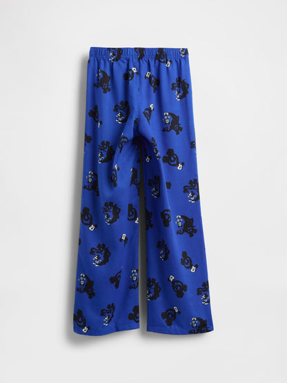Koyu Mavi Gap × Disney Flannel Halloween Pijama Takımı
