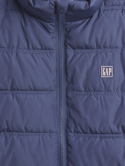 Lacivert Relaxed Puffer Şişme Yelek