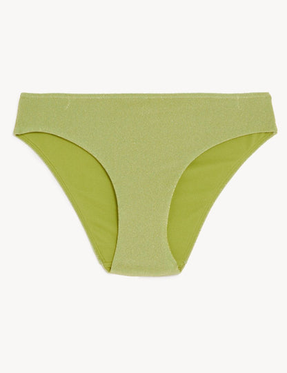 Sim Detaylı Yüksek Bel Bikini Altı