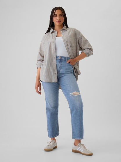 Mavi High Rise '90s Straight Jean Pantolon