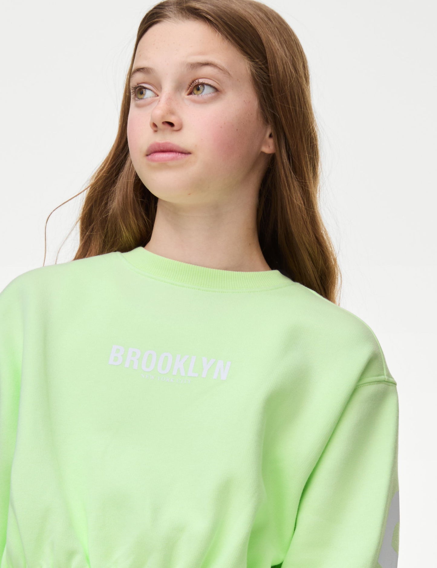 Slogan Desenli Sweatshirt (6-16 Yaş)