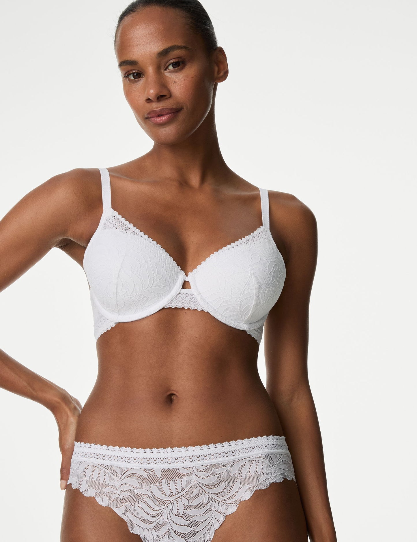 Flexifit:trade_mark: Dantel Detaylı Destekli Full Cup Sütyen
