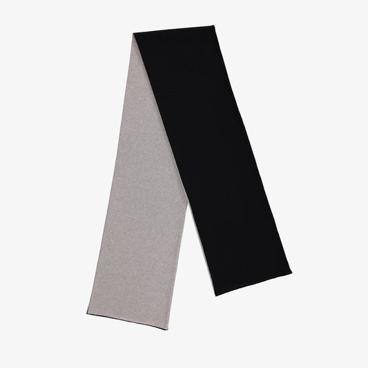 Nautica Unisex Siyah Çift Taraflı Atkı