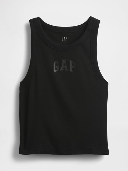 Siyah Gap Logo Crop Atlet