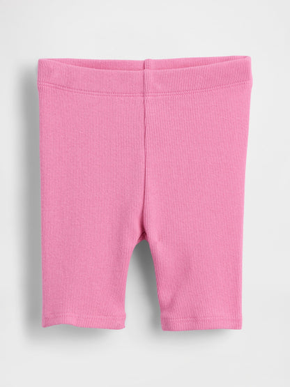 Pembe Mix & Match Fitilli Biker Şort