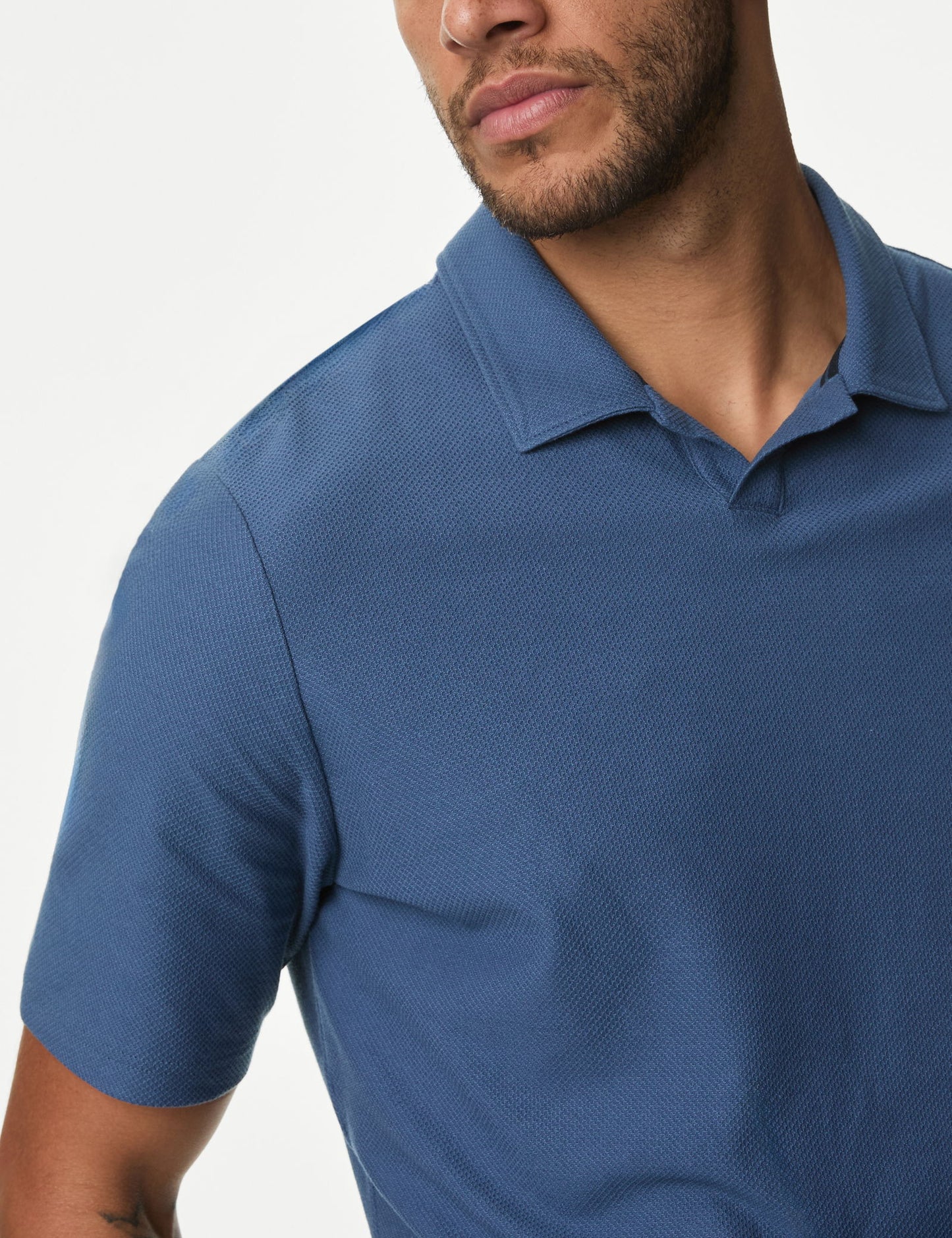 Supima® Cotton Polo Yaka Pijama Üstü