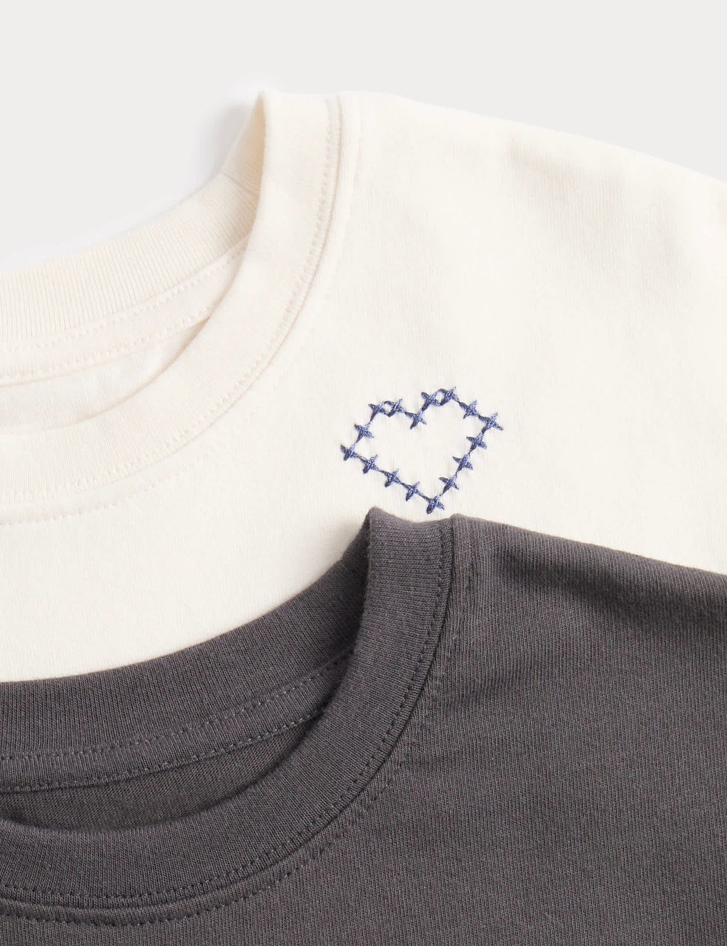 2'li Desenli T-shirt